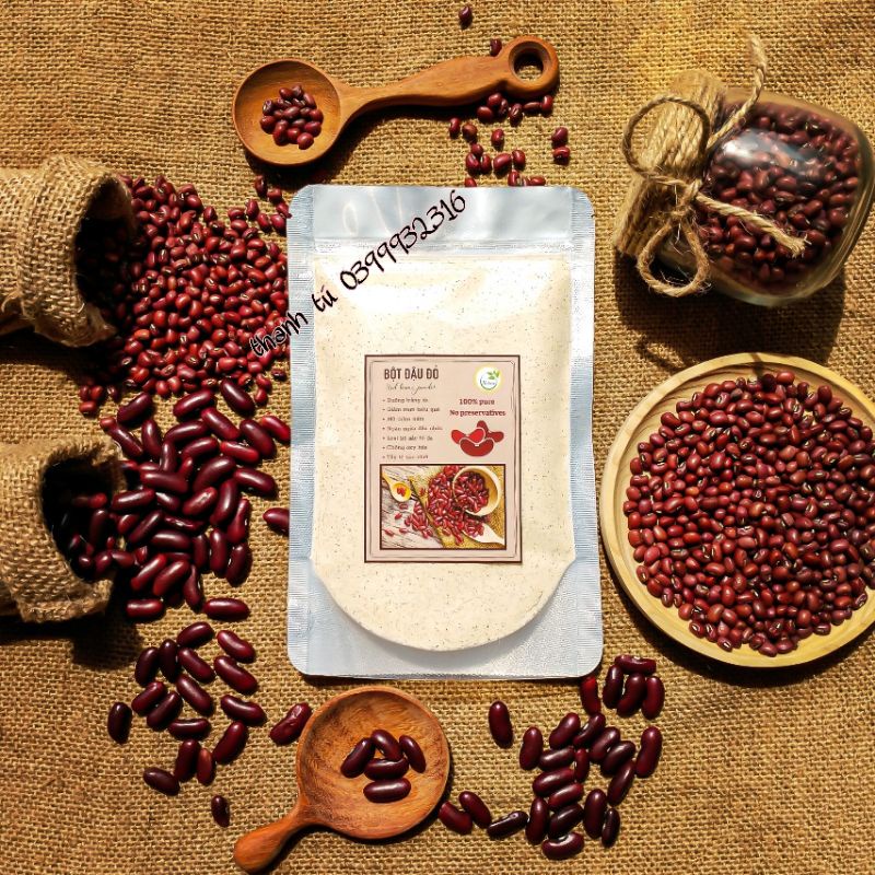 100g bột đậu đỏ hữu cơ nguyên chất