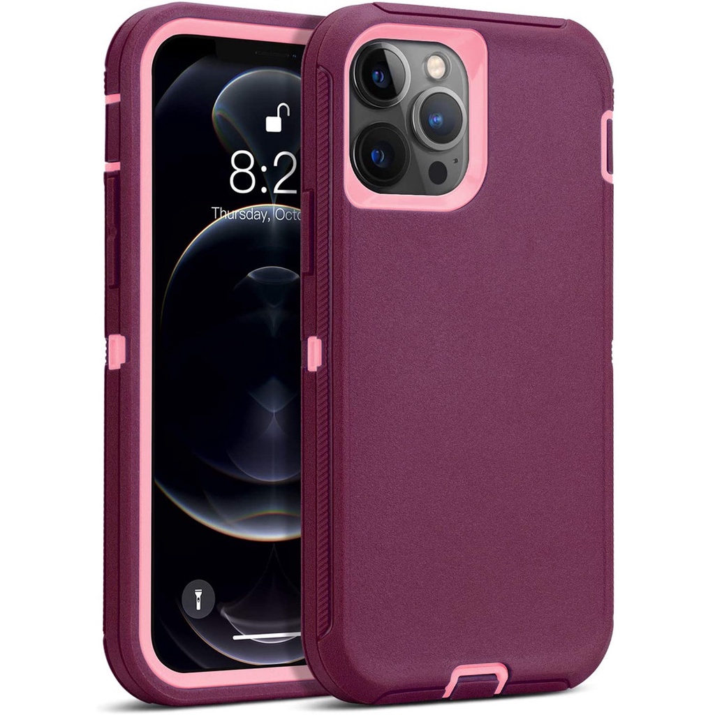 Ốp Điện Thoại Hybrid Chống Sốc Chịu Được Sức Nặng Cho iPhone 12 pro Max Mini 11 pro Max