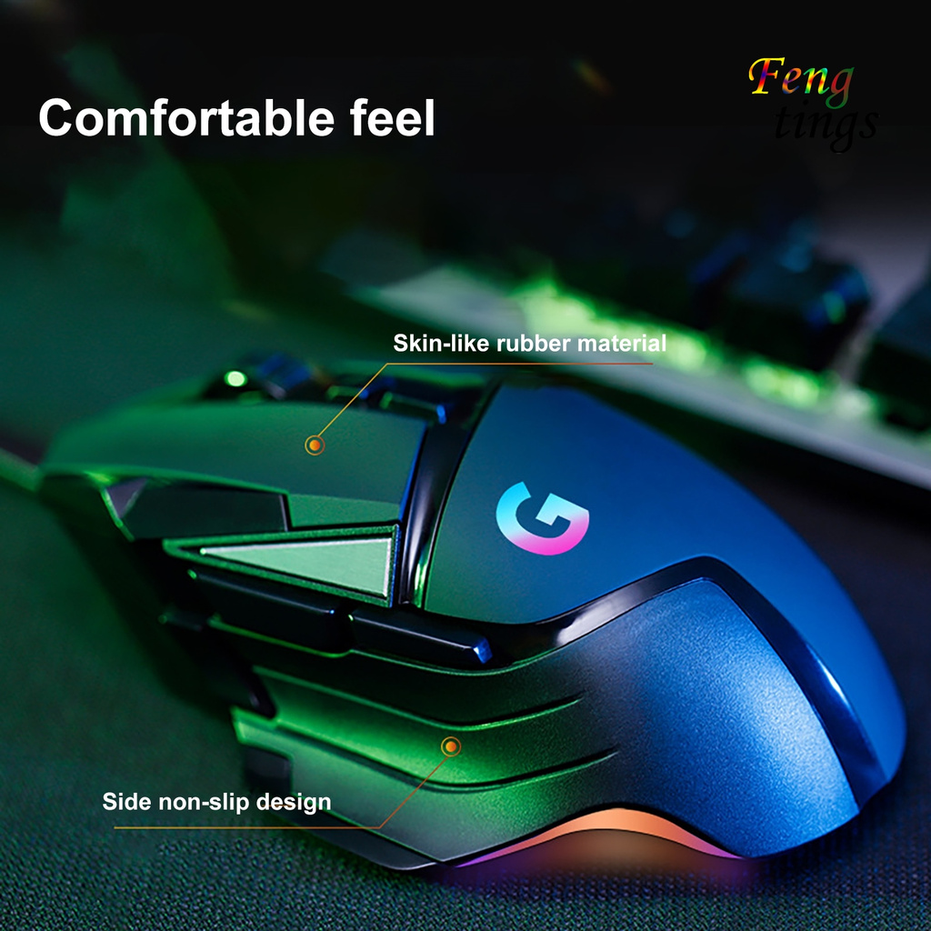 Chuột Chơi Game 8 Nút Có Dây G502 Rgb 7200dpi