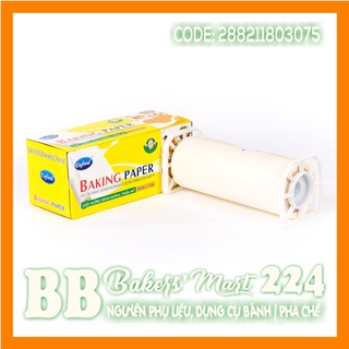 Vàng 30cmx75m - giấy nến nướng bánh eufoods baking paper vàng - size trung 30cmx75m