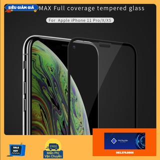 Kính Cường Lực iPhone NILLKIN XD CP+ MAX Bảo Vệ Toàn Màn Hình Cho iPhone 12ProMax/12/12Pro/11Pro/Xs/X/XsMax/11/11Pro/Xr