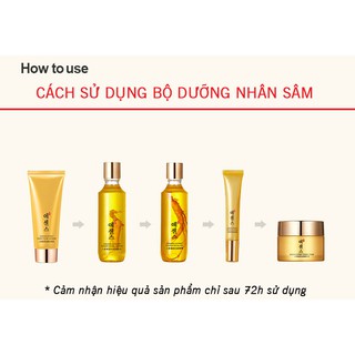 Bộ Dưỡng Da Nhân Sâm Ginseng Extract 5 Món