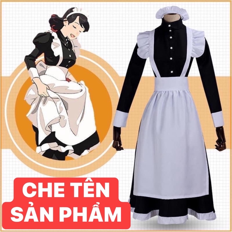 [Có sẵn-Giao ngay] Maid dài cosplay dành cho nam nữ