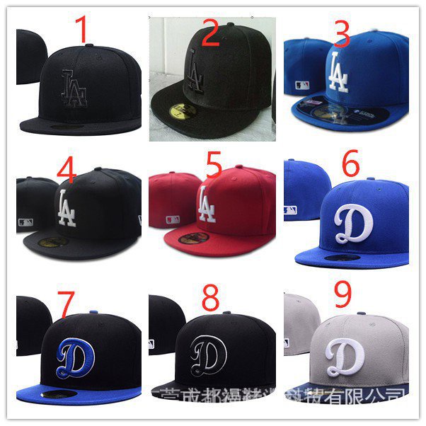 Mũ Lưỡi Trai Thêu Chữ LA Los Angeles Dodgers MLB Hz9h ZH83