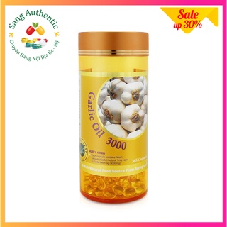 Tinh dầu tỏi garlic oil 3000mg spring leaf - hộp 365 viên