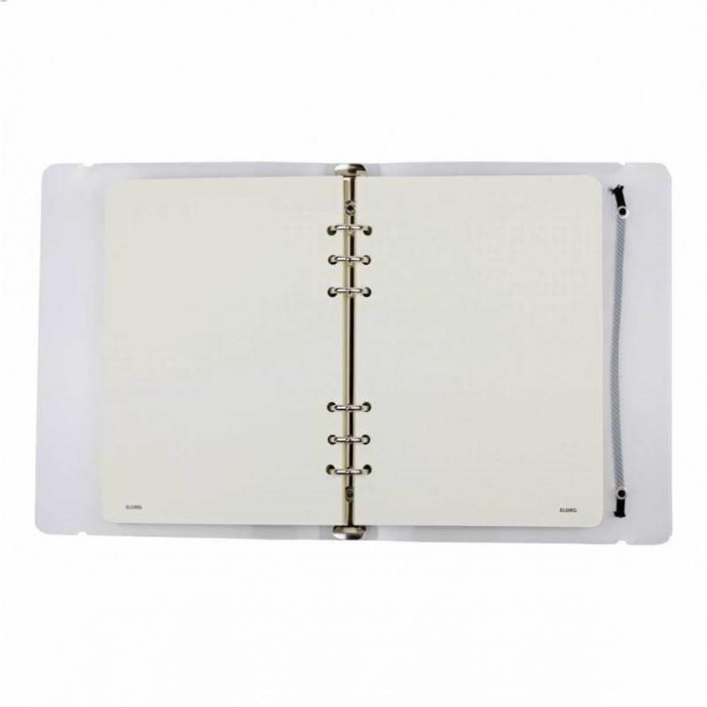 Sổ Dot Grid file nhựa kẹp còng A5 100 tờ; MS: 995 .