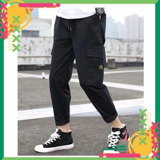 [Lên đồ là Sang] Quần jogger kaki túi hộp dành cho nam nữ JKTH9 TD **