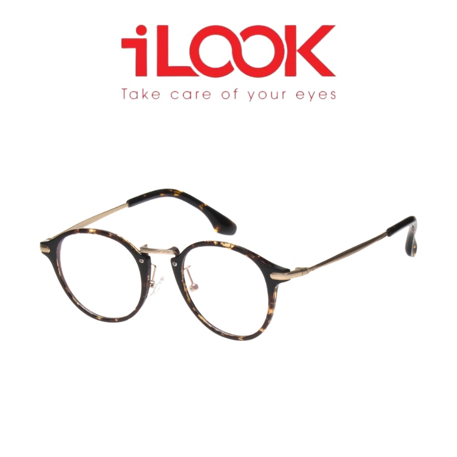 Gọng Kính Cận Unisex Hàn Quốc ILOOK - Kiểu Dáng Mắt Oval - Chất Liệu Nhựa Thời Trang Chính Hãng - LK835264YF