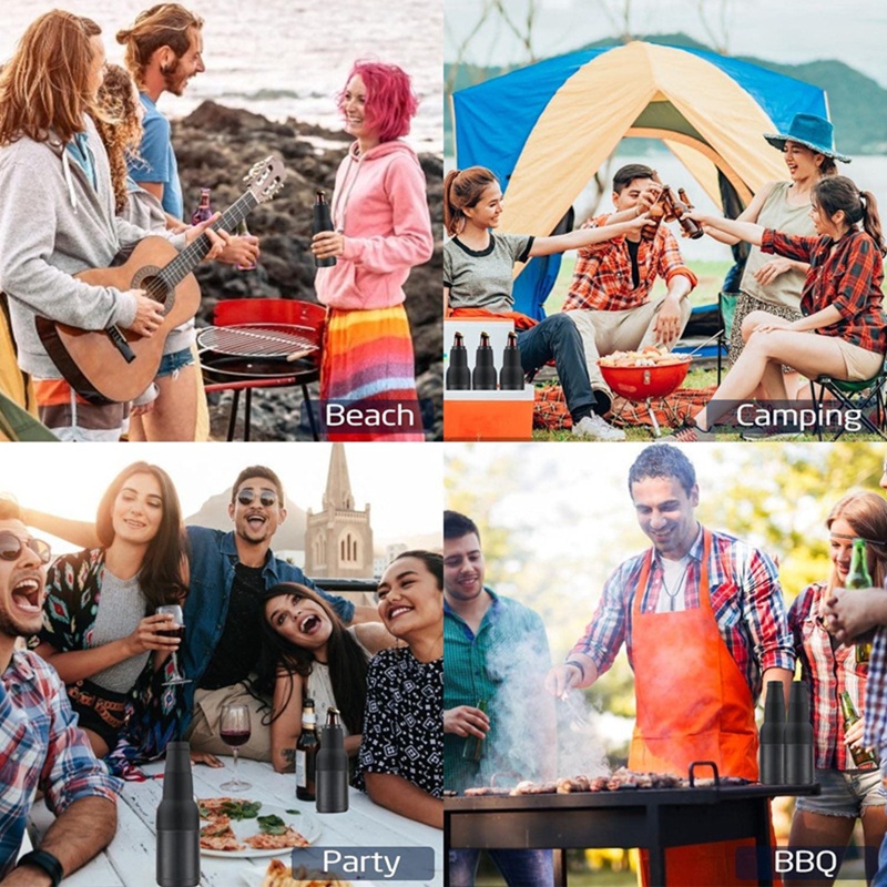 Dụng Cụ Làm Lạnh Lon Bia Bằng Thép Không Gỉ