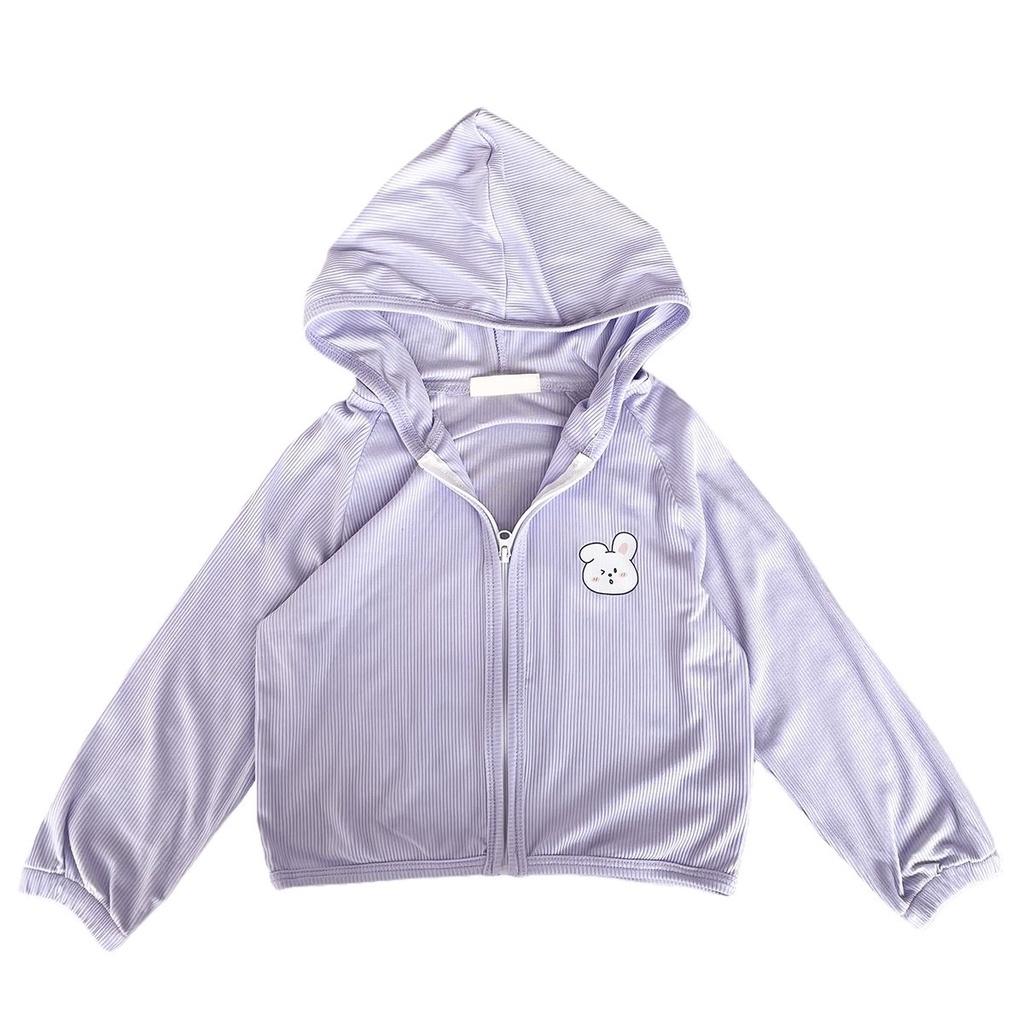 Áo Khoác Chống Nắng Vải Lụa Lạnh Mềm Thoáng Khí Thời Trang Xuân Hè Cho Bé Gái 1-5 Tuổi