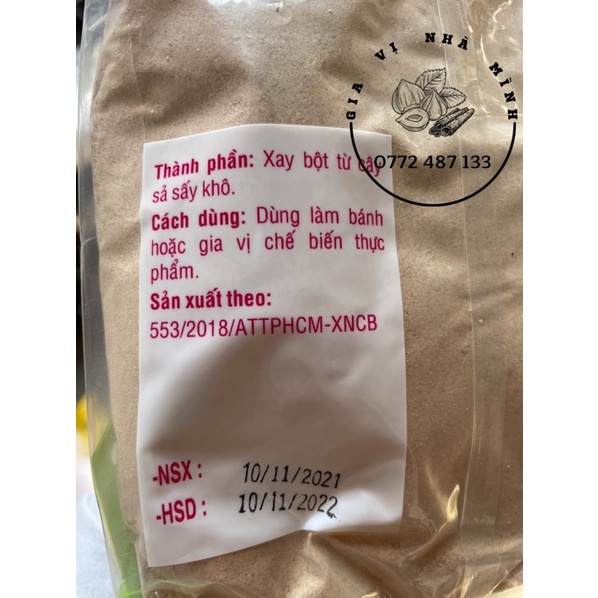 BỘT SẢ KIM NGA 500GR