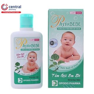 PHYTOBEBE - dung dịch tắm rôm sẩy em bé 100ml