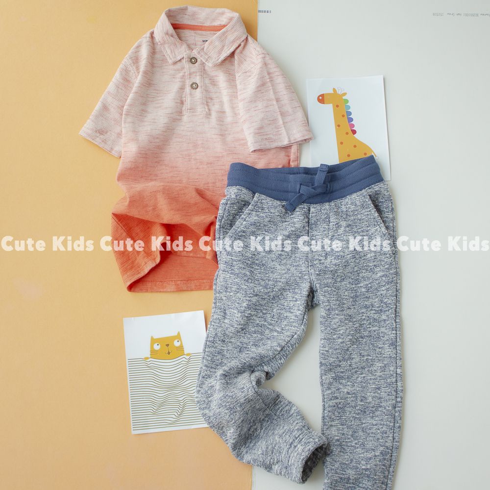 Quần Jogger Oshkosh navy xước