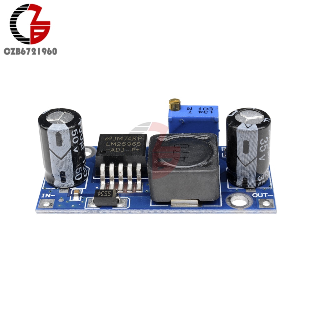 LM2596 DC-DC Buck Converter 5V 12V 24V Step Down Power Supply Transformer Voltage Regulaotor Converter 4-35V to 1.23V-30V