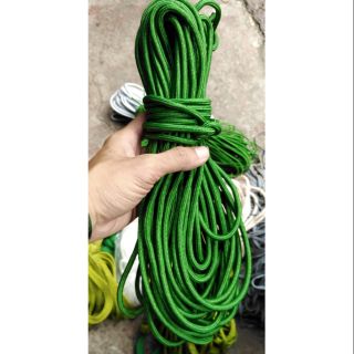 Dây dù tròn màu xanh lá size 3mm-5mm