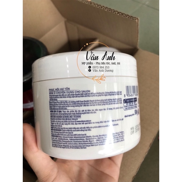 Kem Ủ Dove Phục Hồi Hư Tổn Tóc 500g - 900g