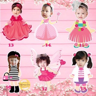 Cắm bánh chibi cho bé