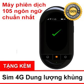 (CỰC HOT) Máy Phiên Dịch Travis Touch Dịch Trực Tiếp 105 Ngôn Ngữ Quốc Tế Sang Tiếng Việt