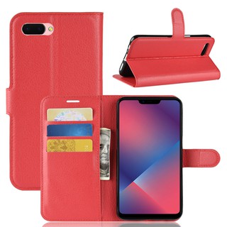 🎖OPPO F7 Leather Wallet Flip Case With Card Slot