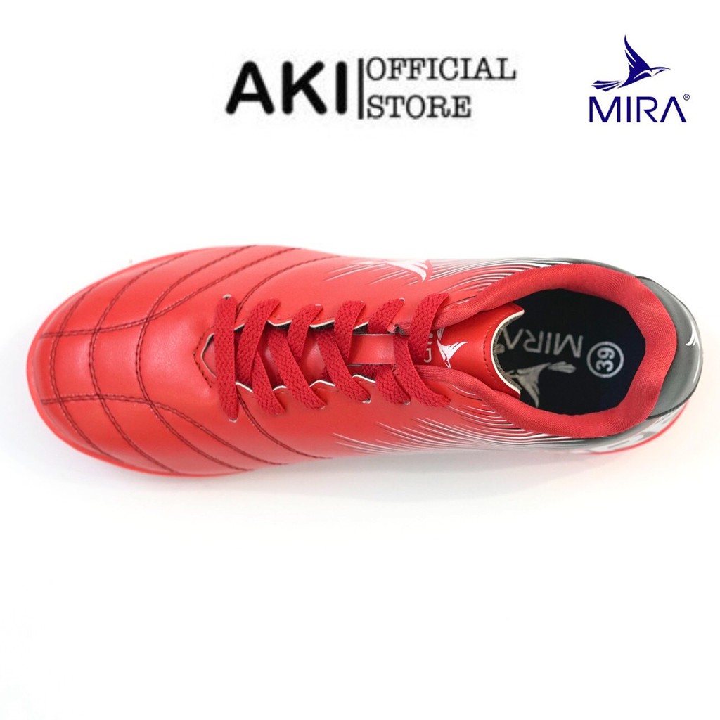 Giày đá bóng cỏ nhân tạo Mira Pro Đỏ thể thao nam chính hãng đẹp rẻ - PR003