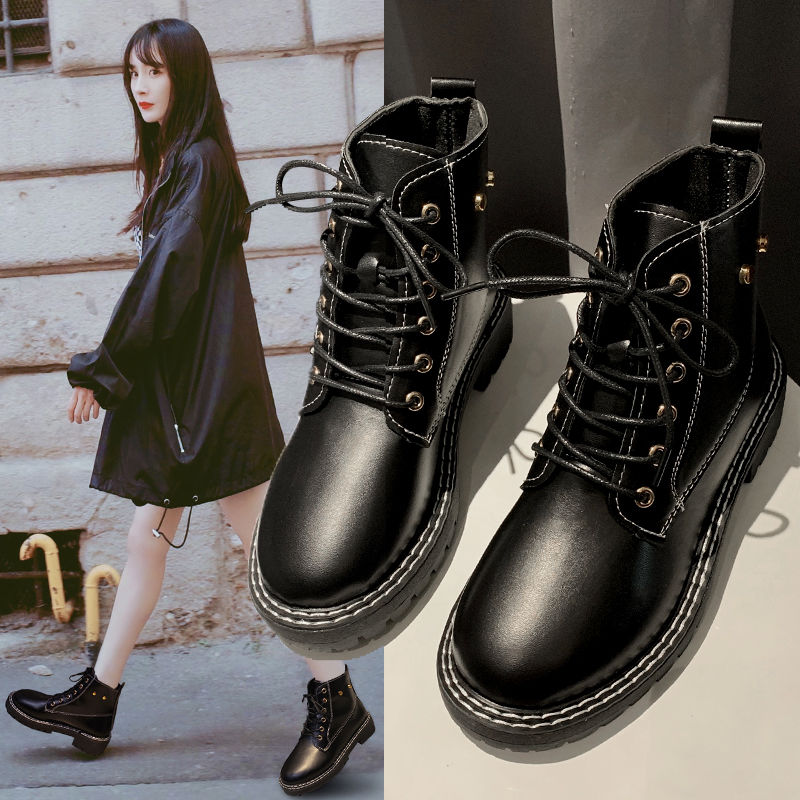 DR. MARTENS Giày Bốt Nữ Cổ Cao Thời Trang Anh Quốc