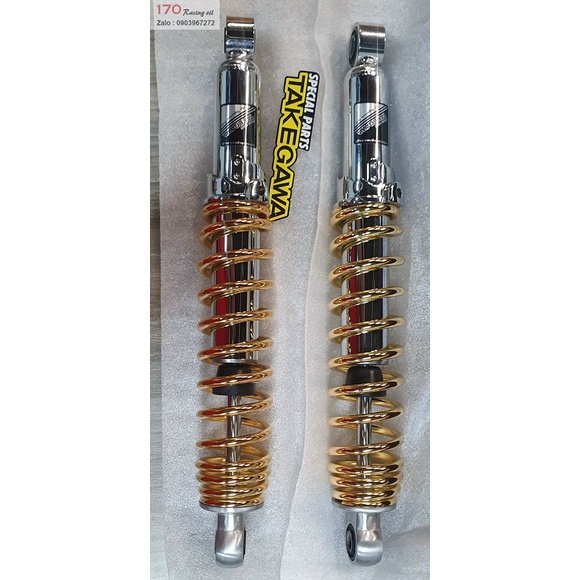 (HCM) Cặp Phuộc 330 - Giảm Xóc Sau - Special Parts TAKEGAWA Hàng Chính Hãng Nhật Bản dành cho xe Dream - Wave - Future