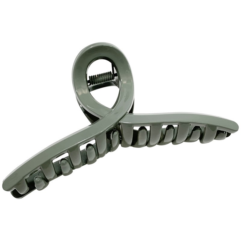Kẹp tóc càng cua 11cm thiết kế đơn giản thanh lịch tiện lợi giúp nữ trang điểm rửa mặt