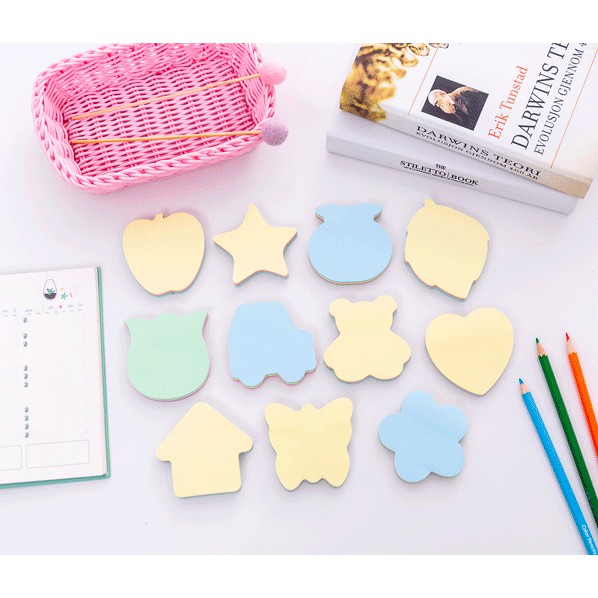 Z0278 Note Ghi Chú Siêu Dày 4 Màu Đẹp 100 Tờ Bukao