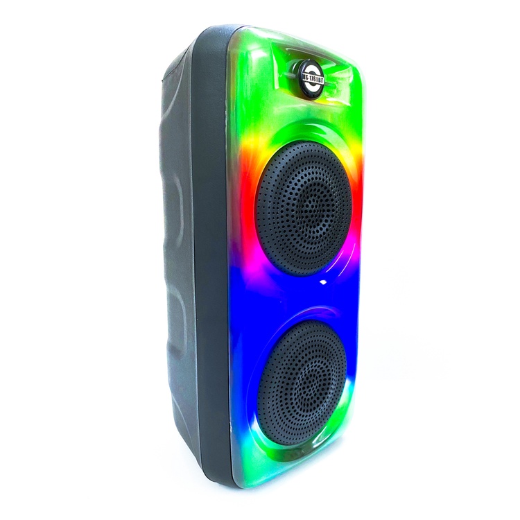 Loa Bluetooth MS-1761BT với đèn led RGB âm thanh bass mạnh tích hợp khe cắm thẻ nhớ, USB và có thể karaoke
