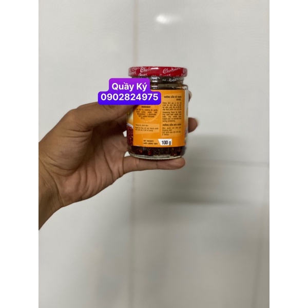 Ớt Khô Sa Tế Cholimex Lọ Thủy Tinh 100G
