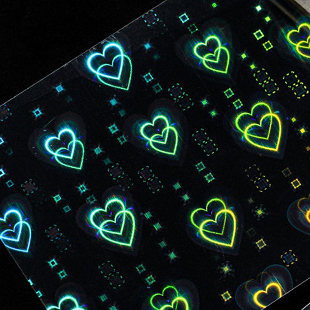 LILYES Giấy Foil Hologram Dán Móng Nghệ Thuật