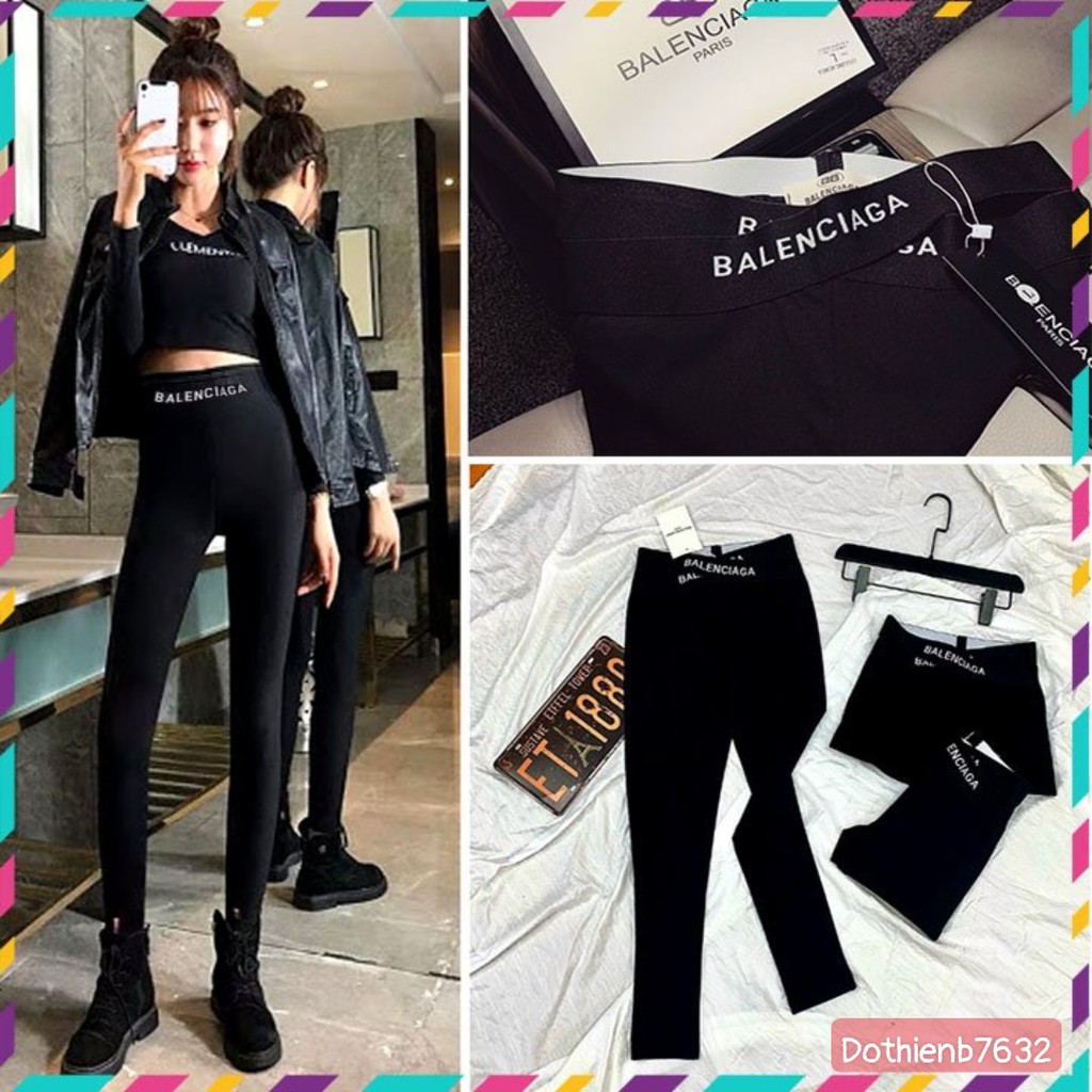 [Hot trend] Quần LEGGING cạp cao siêu sang chảnh, Co Giãn 4 Chiều Cao Cấp Ống Dài Siêu Đẹp (kèm hộp)