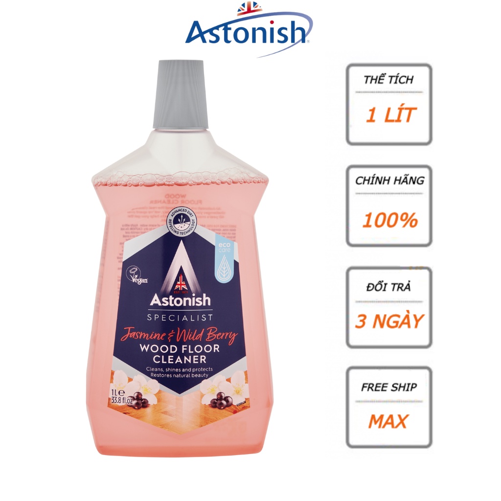 Nước lau nhà sinh học lau sàn gỗ Astonish C6120