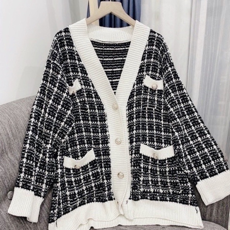 Áo cardigan len nữ ❤️𝑯𝒐𝒕𝒕𝒓𝒆𝒏𝒅❤️  kiểu dáng Hàn Quốc trẻ trung năng động. dễ phối đồ