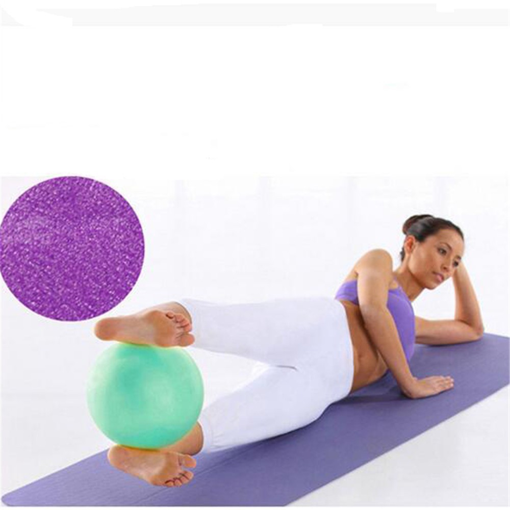 Bóng nhựa PVC màu tím đường kính 25cm hỗ trợ tập thăng bằng Yoga & Pilates
