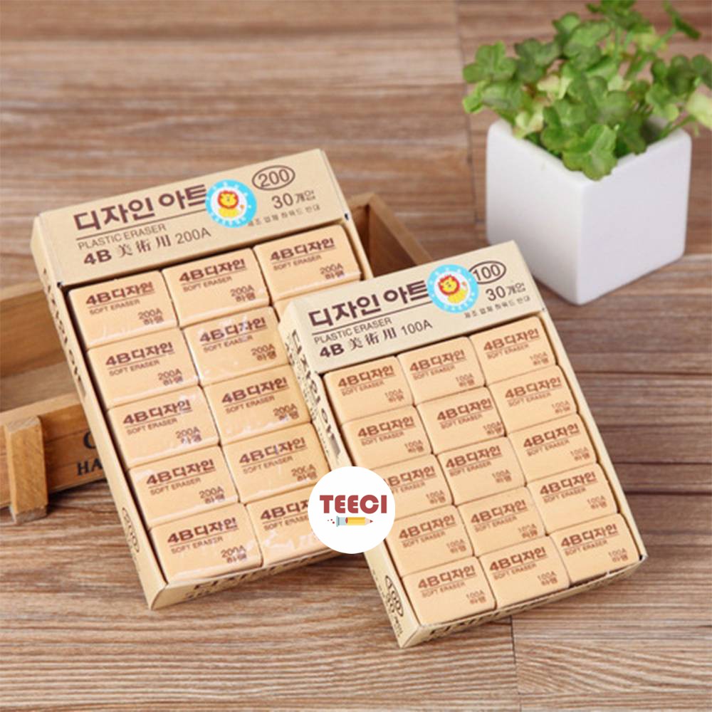 Cục Tẩy Bút Chì 4B Tiện Lợi Cho Học Sinh 200A Cao Cấp U180