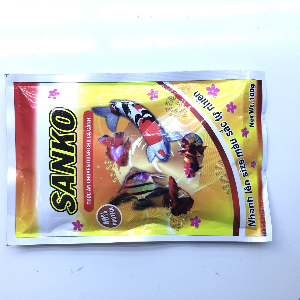 Thức ăn SANKO chuyên dụng cho cá cảnh gói 500g