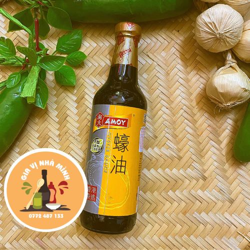 DẦU HÀO AMOY ( AMOY OYSTER SAUCE - chai 555gr
