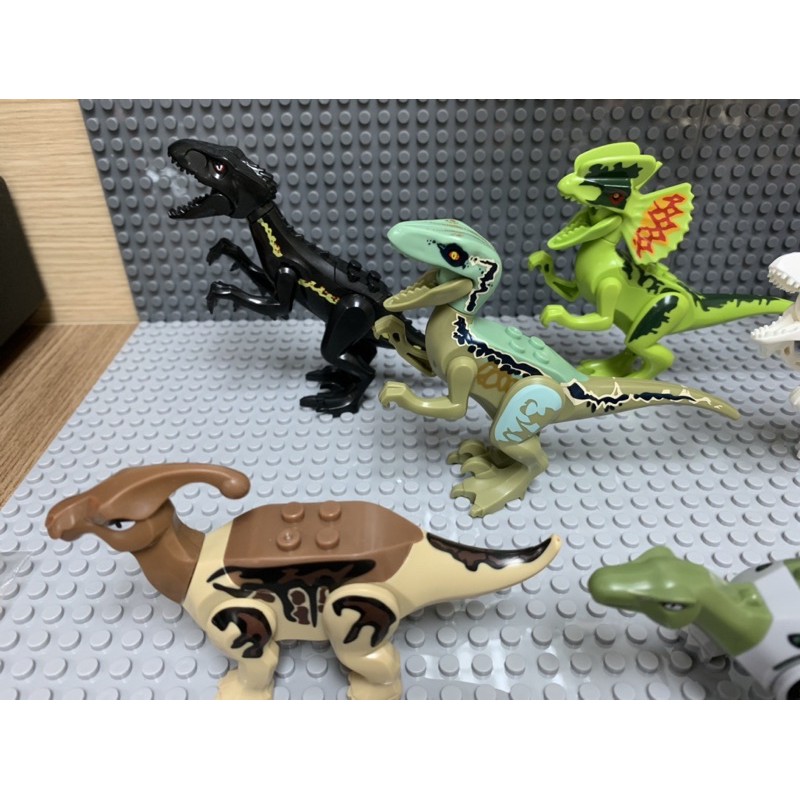 Lego khủng long - Mô hình khủng long Dinosaur Figures Jurassic World - Đồ chơi xếp hình lắp ráp sáng tạo Minifigures