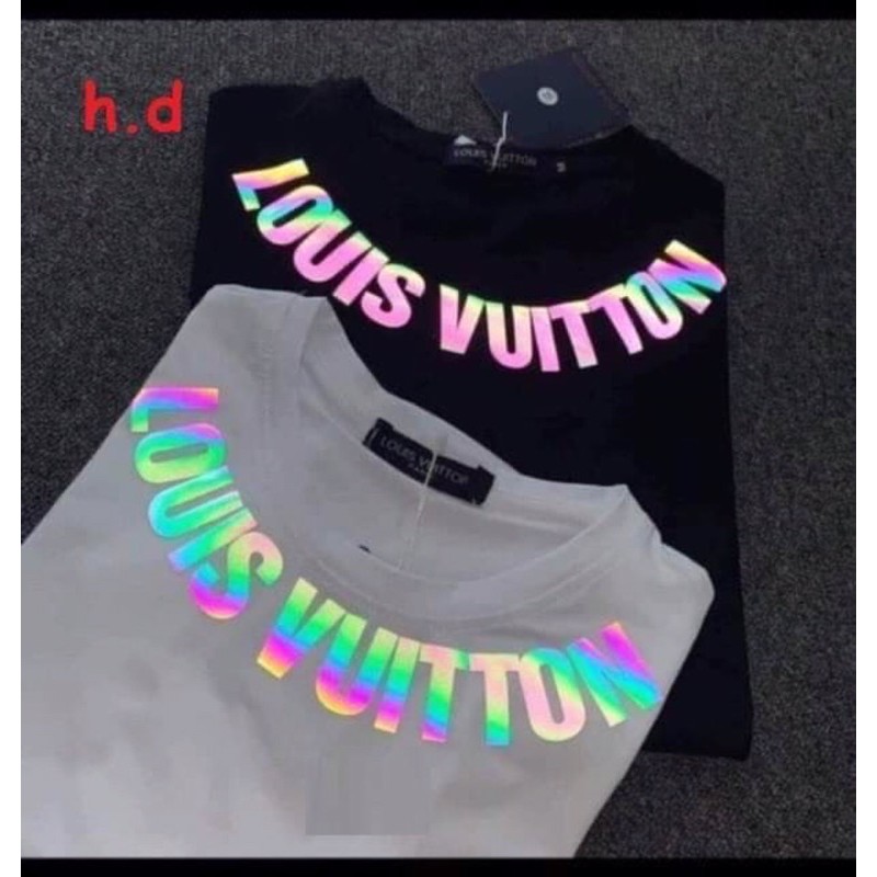 Áo thun in hình phản quang vòng cổ loui áo phông nam nữ unisex rẻ đẹp
