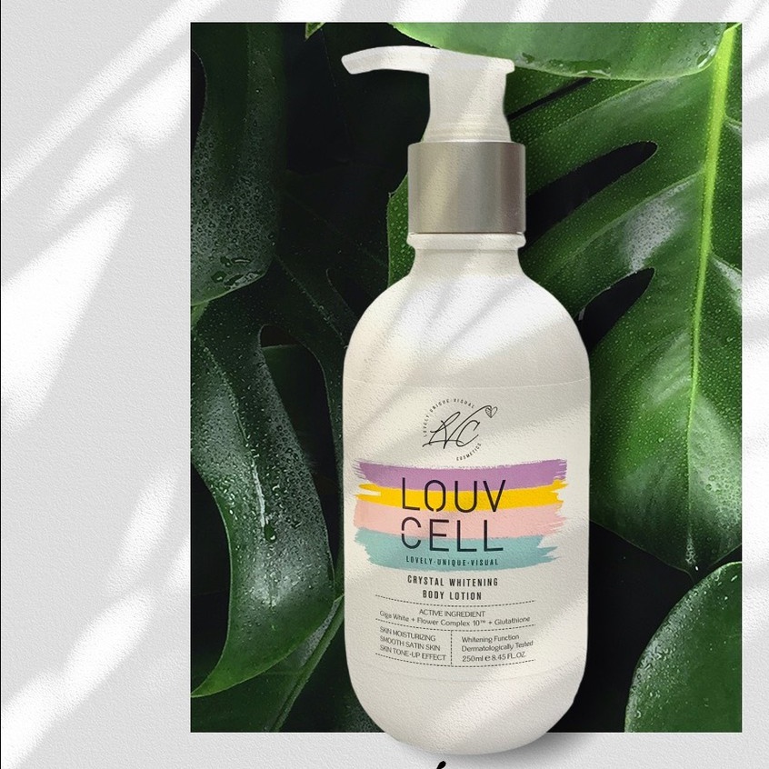 Kem Dưỡng Ẩm Làm Trắng Da Body Louv Cell Crystal Whitening Body Lotion 120ml và 250ml