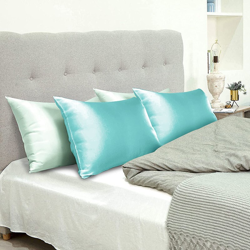 Vỏ Gối Lụa Mulberry Tinh Khiết Mềm Mại Thoáng Khí Không Gây Dị Ứng Với Khóa Kéo Ẩn