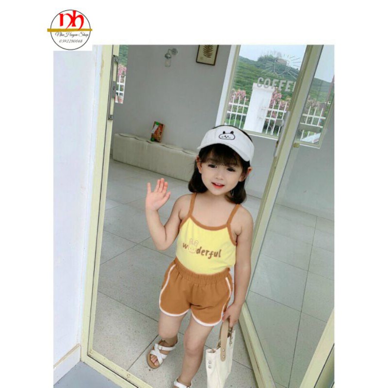 [Hàng có sẵn] Đồ bộ mặc hè cho bé gái size từ 8-18kg