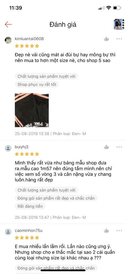  Quần đùi thể thao nữ Khói Store tập gym nâng mông Pink 2 lớp-K412 | BigBuy360 - bigbuy360.vn