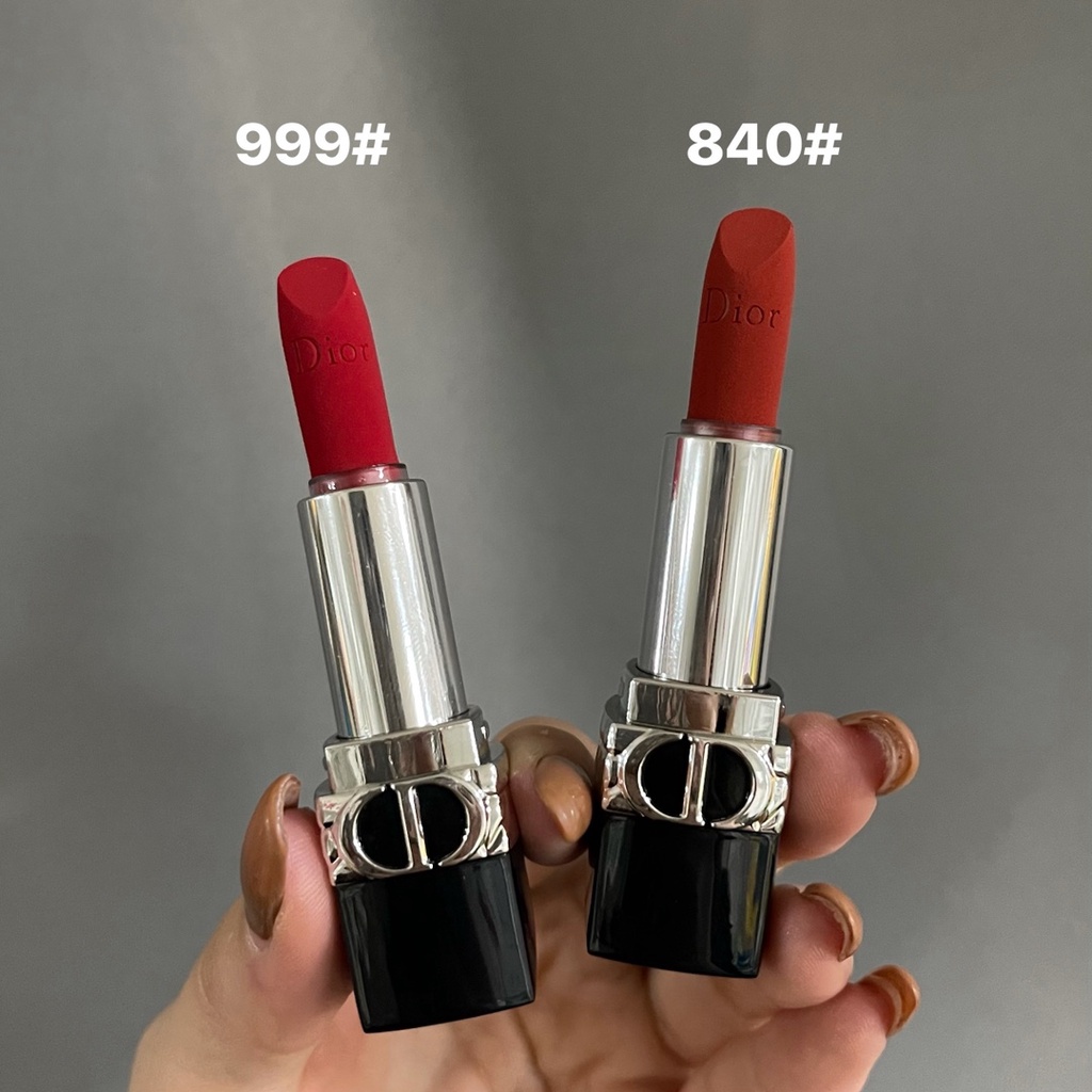 Set 4 Son Môi Dior 2021 Kích Thước 1.5g Họa Tiết Giáng Sinh