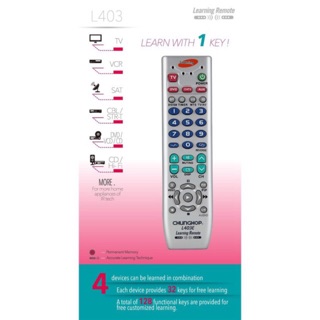 Remote điều khiển học lệnh Chunghop L403E 4 in 1