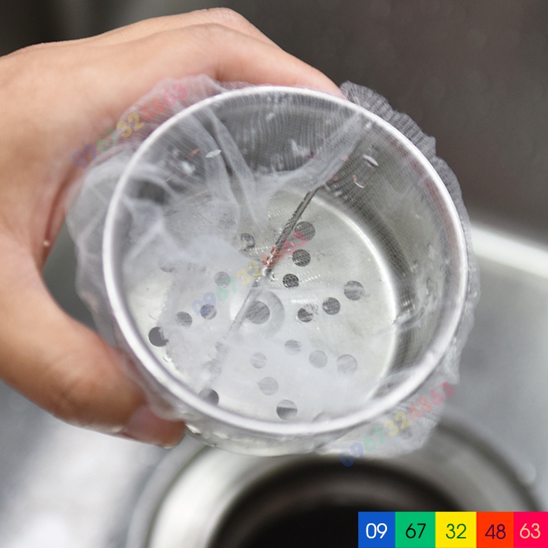 Túi Lọc Rác Bồn Rửa Bát 100 cái tiện lợi