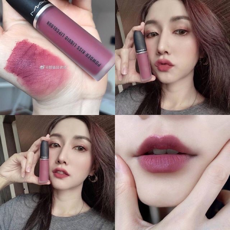 Son kem mac 990 More The Mehr-ier Hồng Đất ánh tím – Powder Kiss Liquid