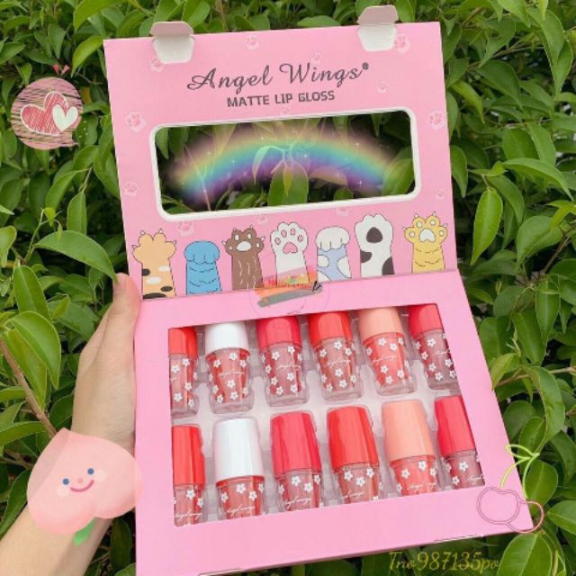 Set son kem lì Angel Wings 12 cây