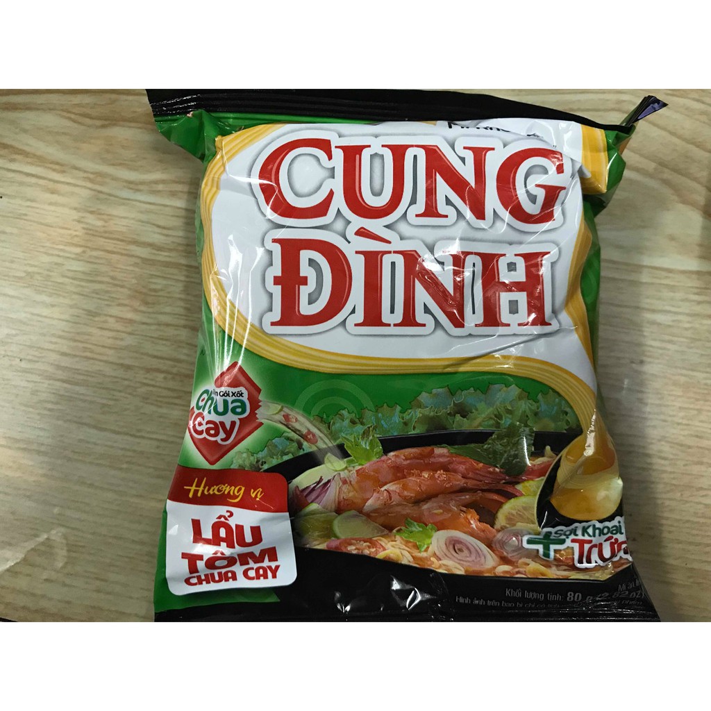 Mì lẩu tôm chua cay Cung Đình 80g | BigBuy360 - bigbuy360.vn